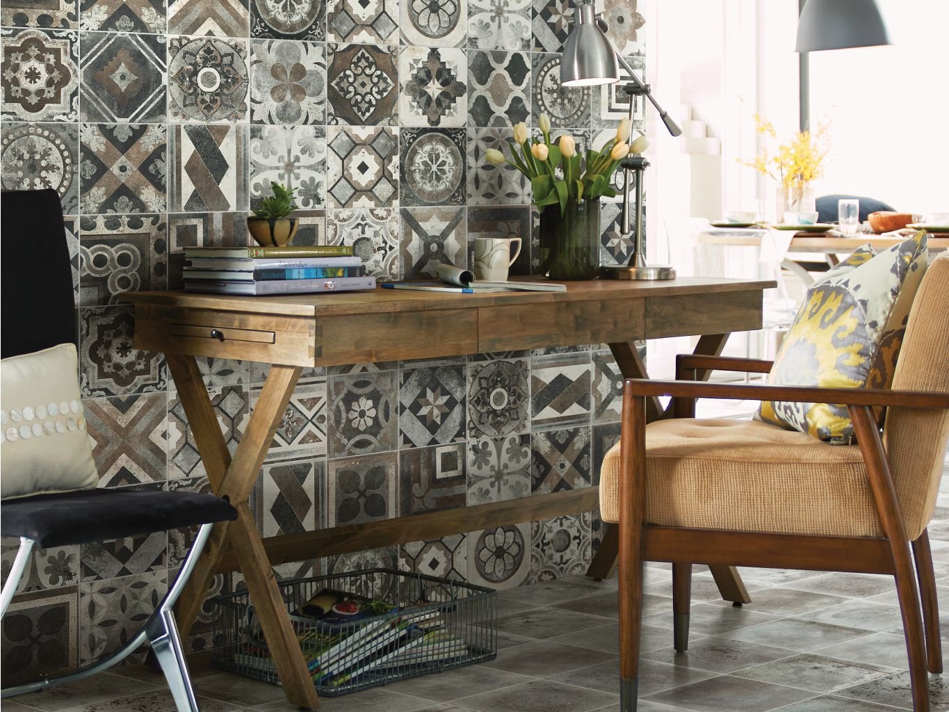 Key West styled living room Designed In Style: Modern Farmhouse by select floors in AB