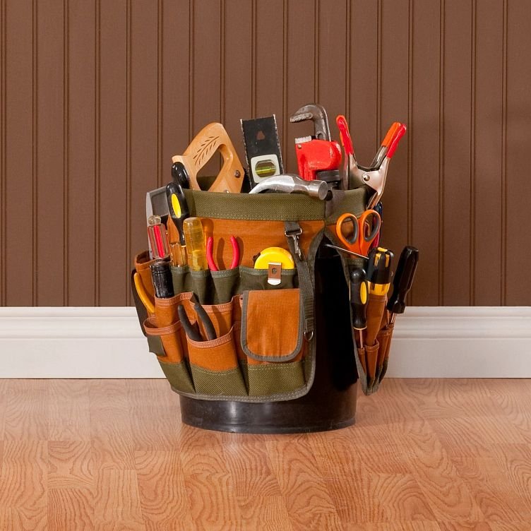 Flooring Installation Tools In A Tool Bag